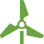 renewable energy plans icon